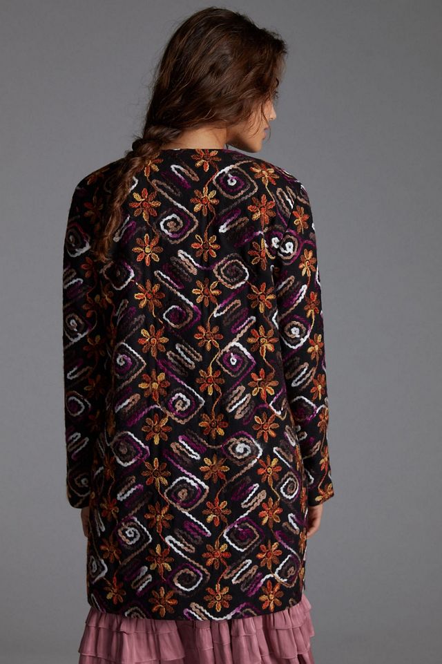 Hutch Floral Embroidered Coat #1