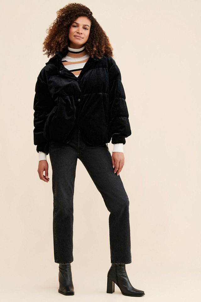 Bagatelle Velvet Puffer Jacket #3