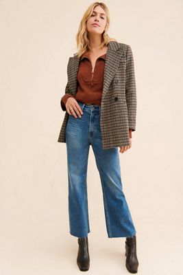 NOEND Denim Queen Wide Leg Crop Jeans