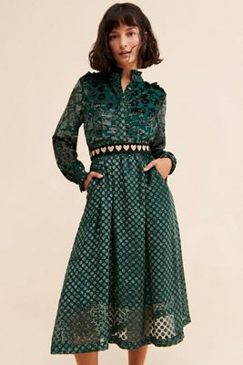 Emily Lovelock Vanessa Midi Dress