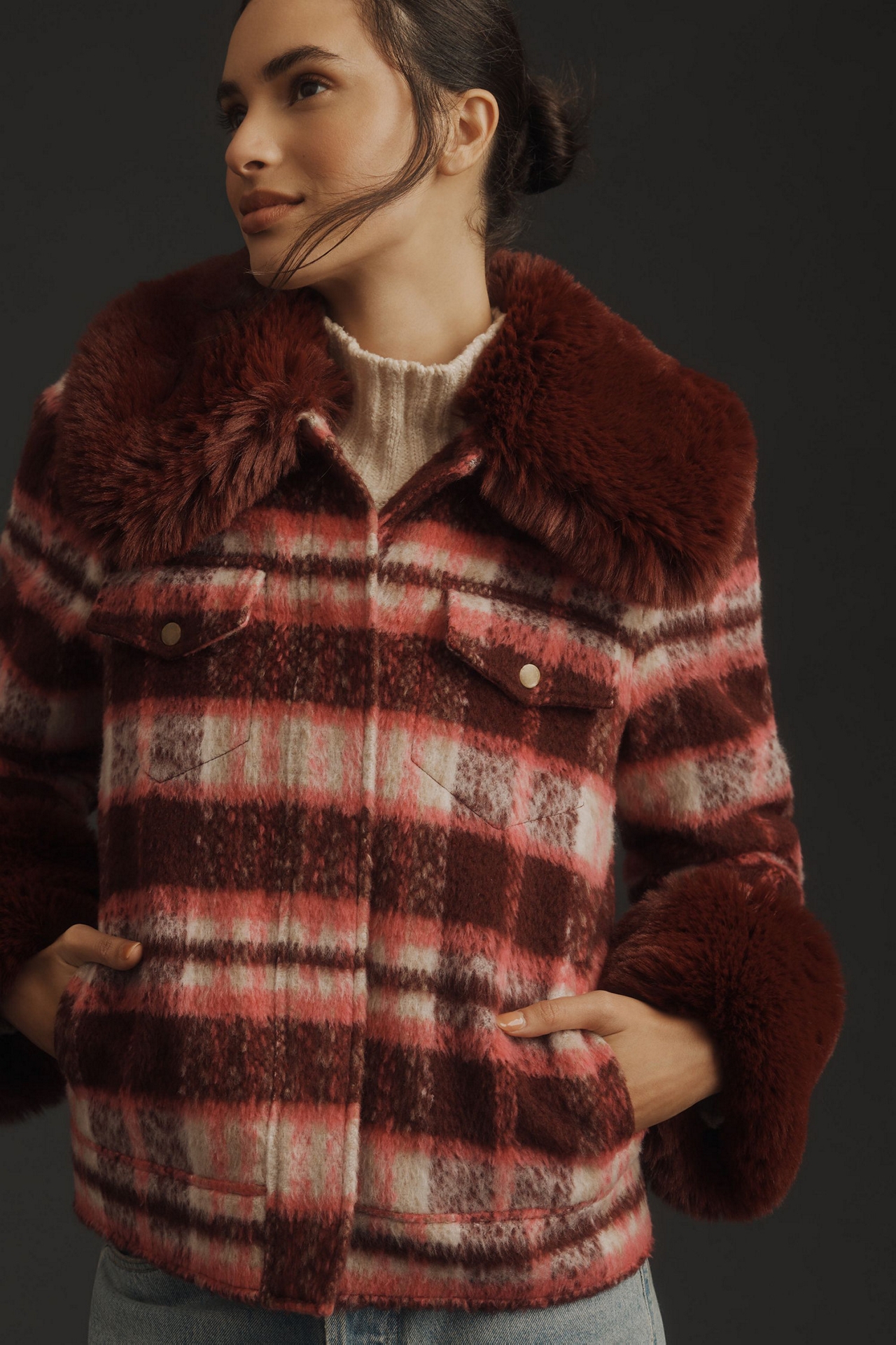 Hutch Faux Fur-Trimmed Jacket