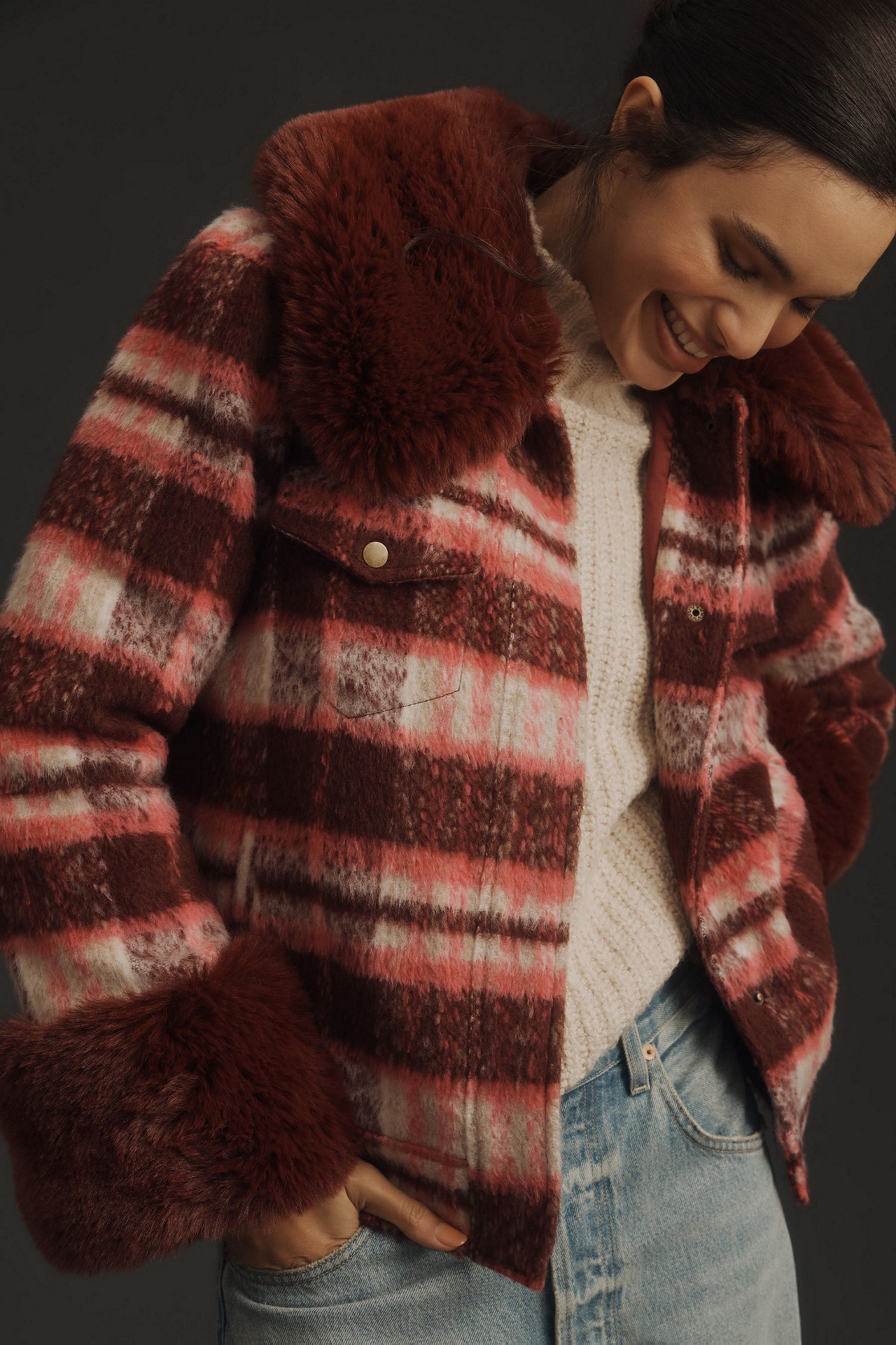 Hutch Faux Fur-Trimmed Jacket