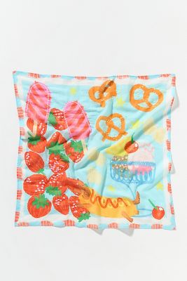VISMAYA BOARDWALK PRINTED SCARF 