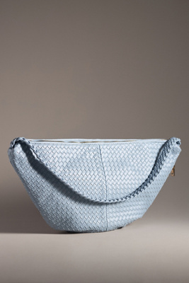 Melie Bianco Woven Crossbody Bag
