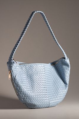 Melie Bianco Woven Crossbody Bag