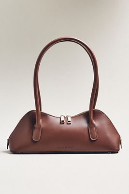 Melie Bianco Dakota East West Shoulder Bag In Brown