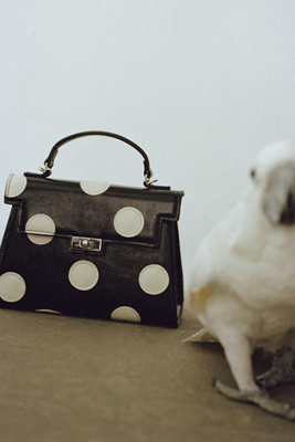 Mellshy Women's Polka Dot Tote Bag – Top Handle Shoulder Bag, Small Crossbody Purse - View #6