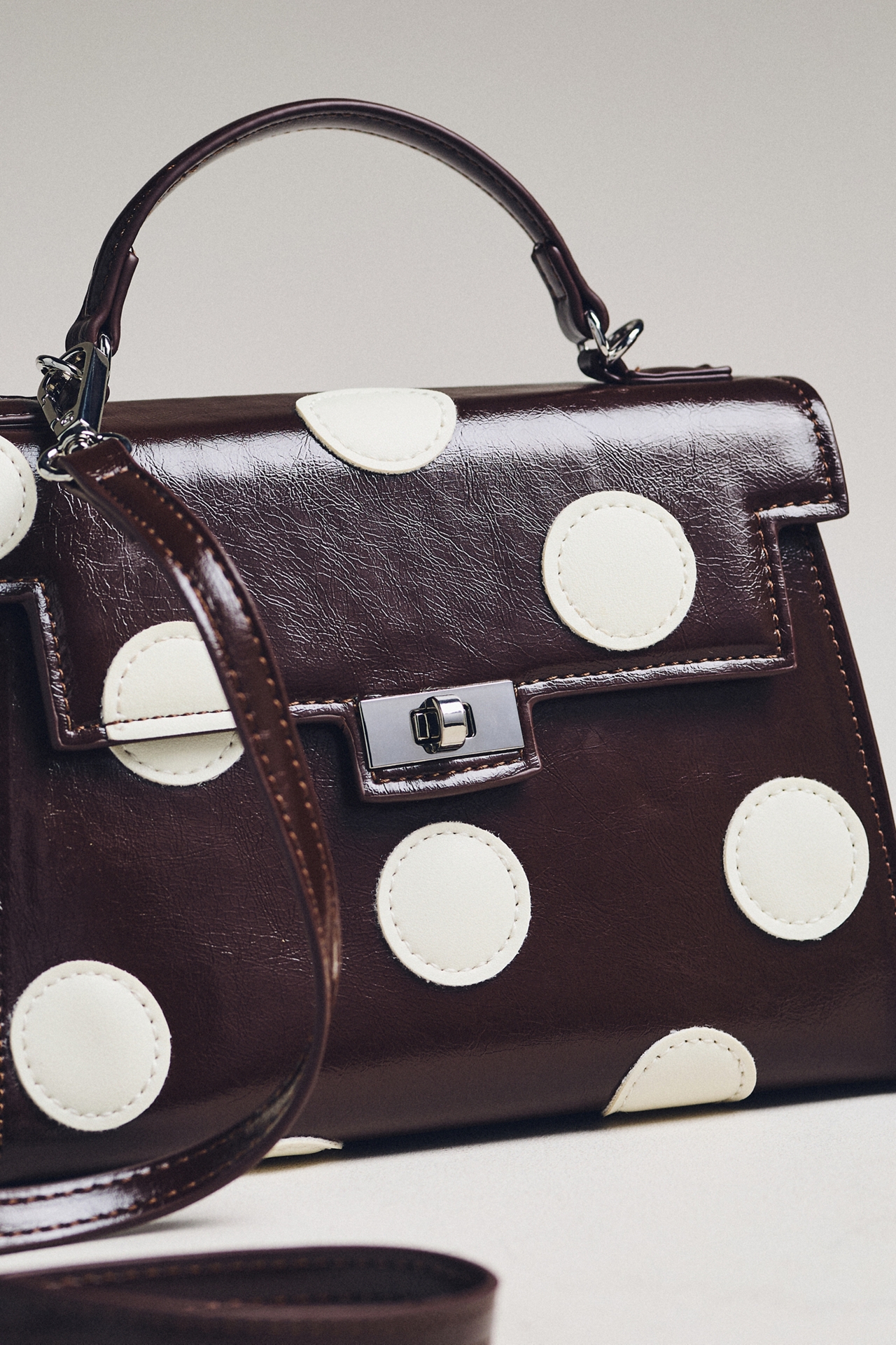 Melie Bianco Maisel Faux-Leather Top-Handle Bag