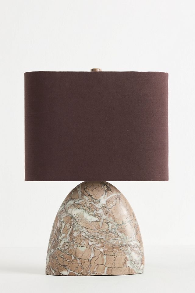 Palmer Marble Oval Table Lamp #2