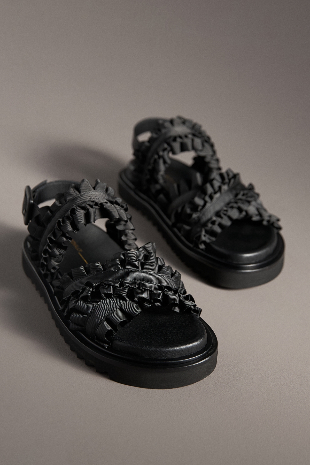 Intentionally Blank Bestfriend Ribbon Slide Sandals