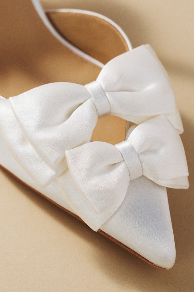 Badgley Mischka Giovanna Bow Slingback Pumps #2
