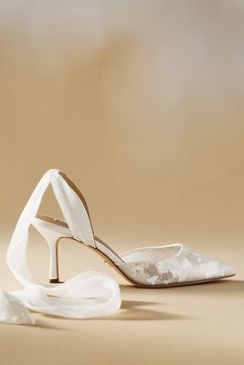 Badgley Mischka Blaze II Sequin Wrap Pumps