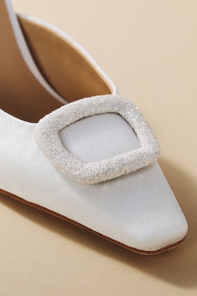 Badgley Mischka Graylynn Square-Toe Mule Heels #2