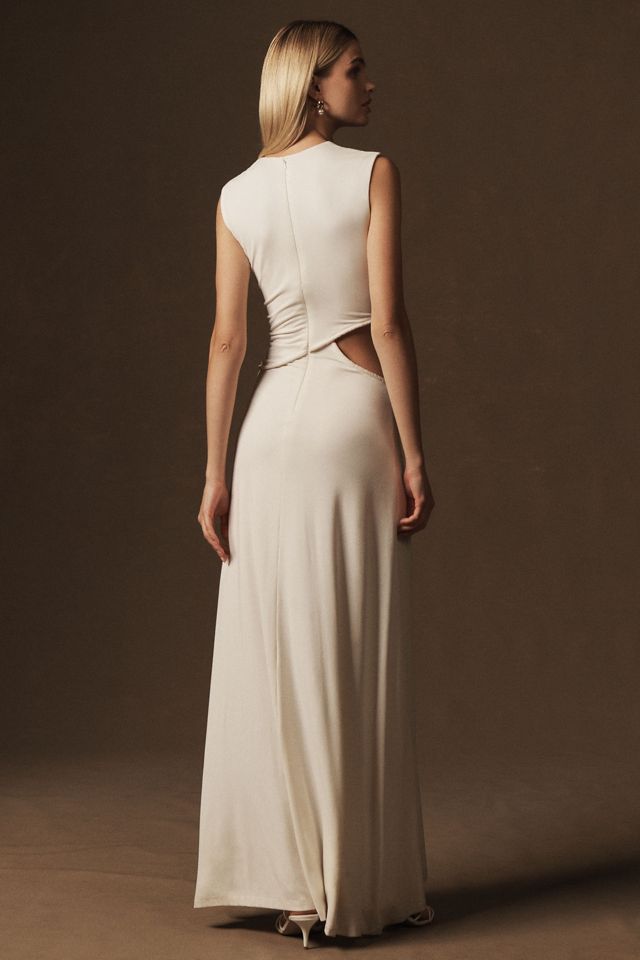 MISHA Sierra Cupro Cutout Maxi Dress #2