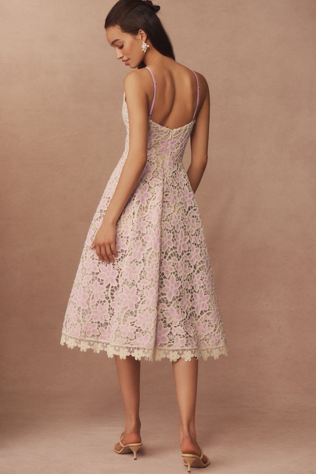 Helsi Amelia V-Neck A-Line Crochet Midi Dress #1
