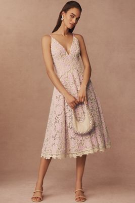 Anthropologie ★ Helsi Josephine V-Neck 3D Maxi Dress Helsi for Anthropologie Josephine sleeveless V-Neck 3D maxi