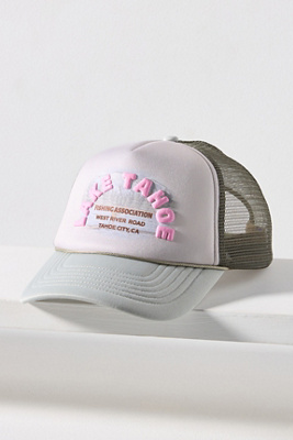 Coney Island Picnic Summer Location Trucker Hat In Green