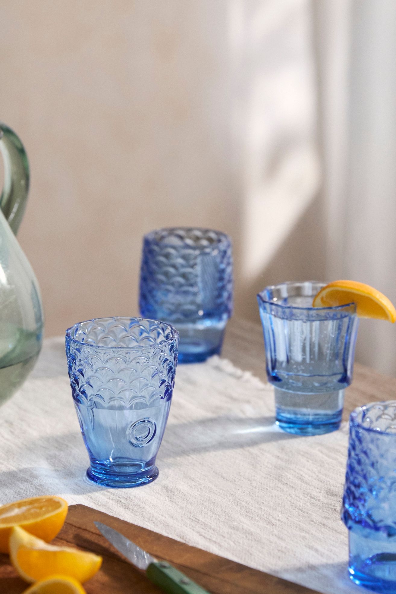 Koi Stackable Glasses, Set of 4 - Multi, One Size