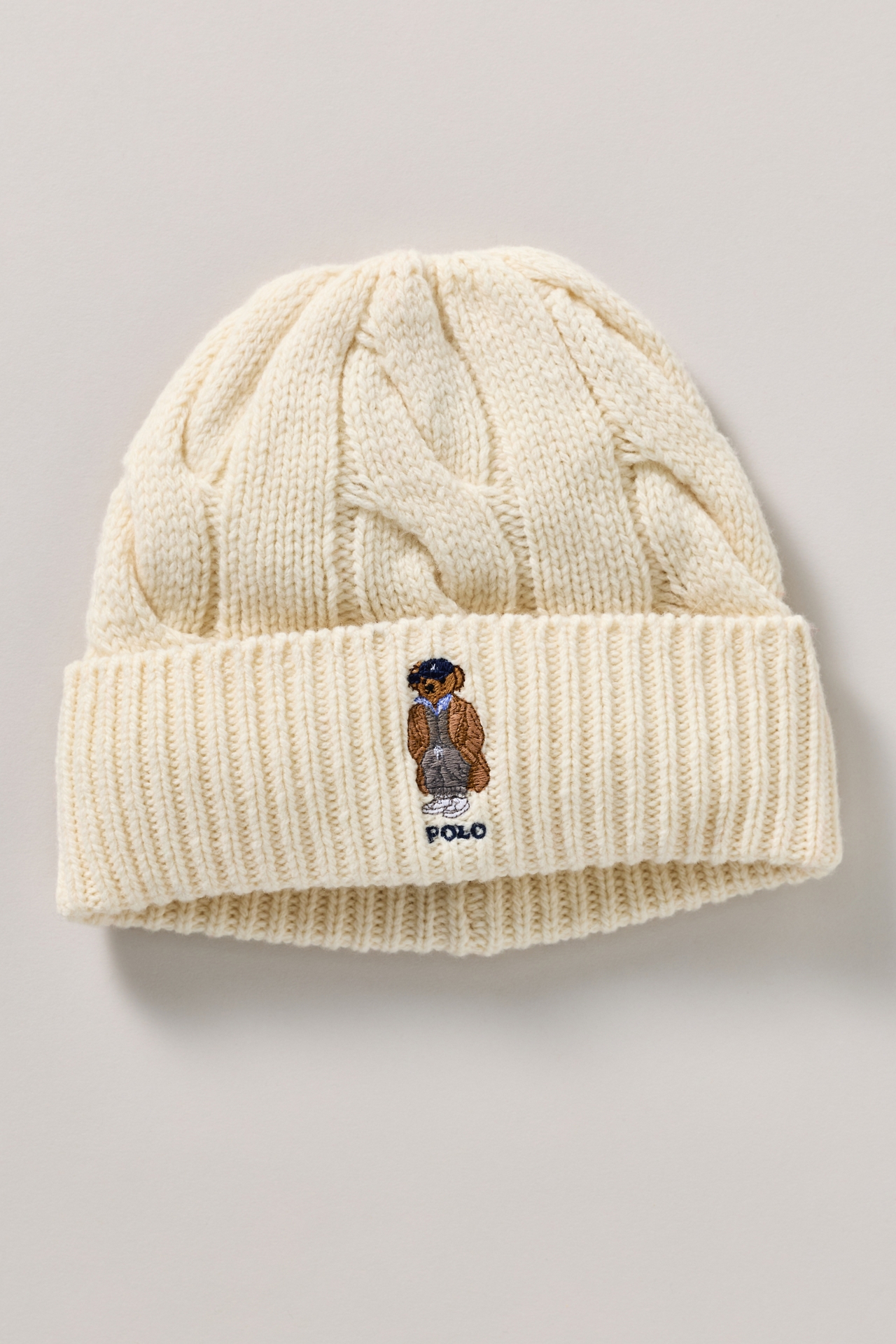 Polo Ralph Lauren Bear Cable Knit Beanie