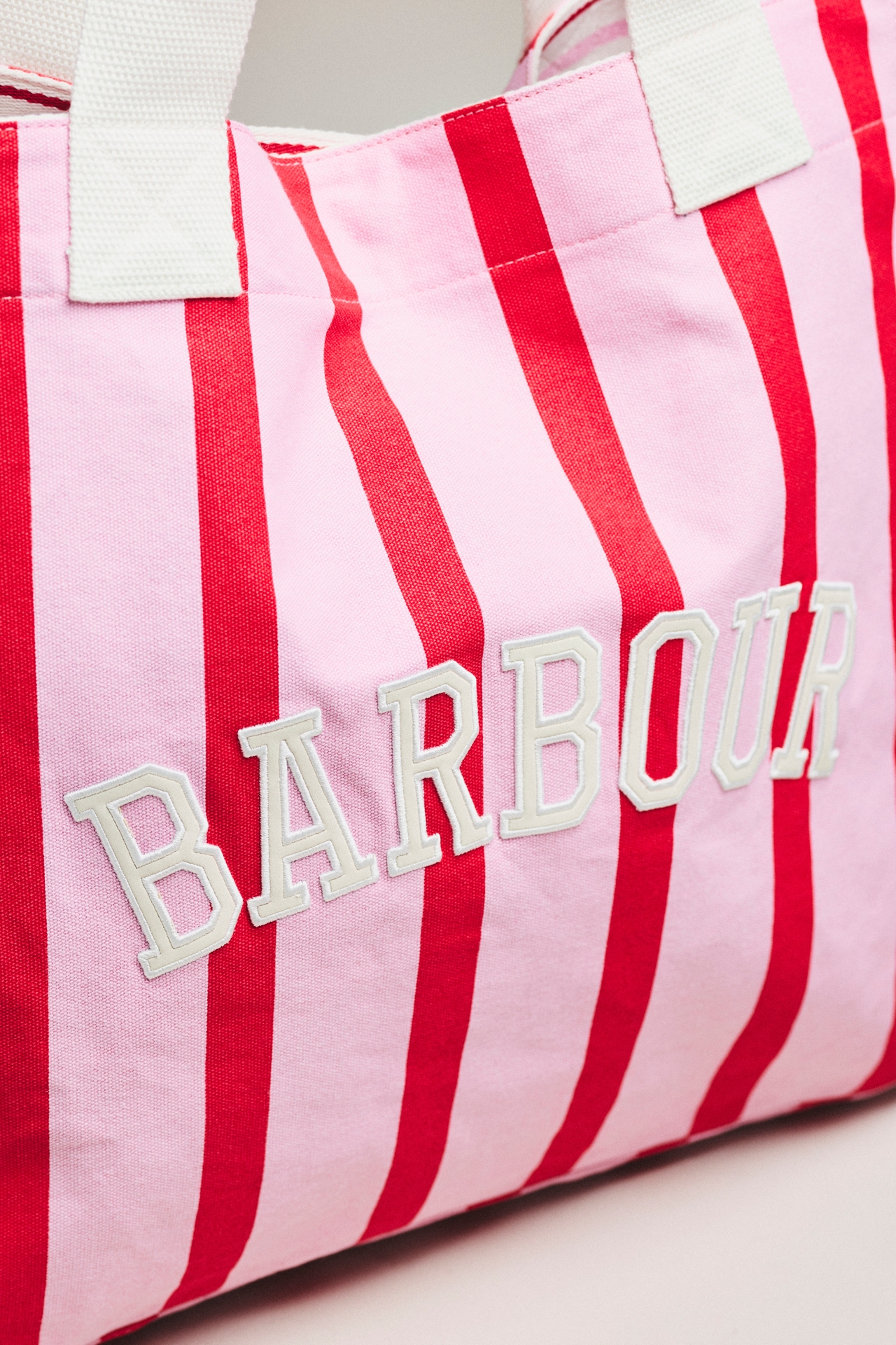 Barbour Emily Varsity Denim Tote