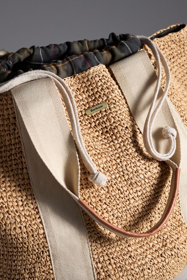 関税込◆Barbour Lily ビーチトートバッグ Barbour Women's Lily Beach Tote Bag - Natural | British Attire