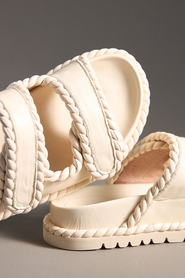 Bibi Lou Lama Braided Velcro-Strap Sandals #2