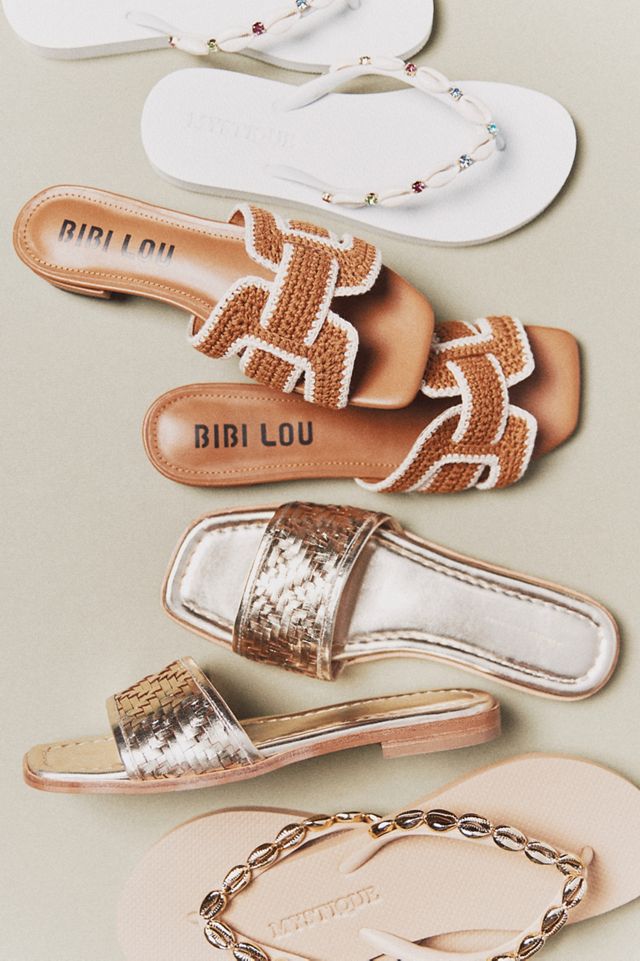 Bibi Lou Holly Crochet Slide Sandals #3