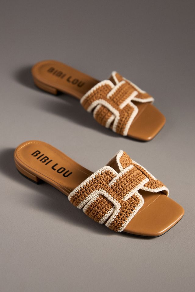 Bibi Lou Holly Crochet Slide Sandals #1