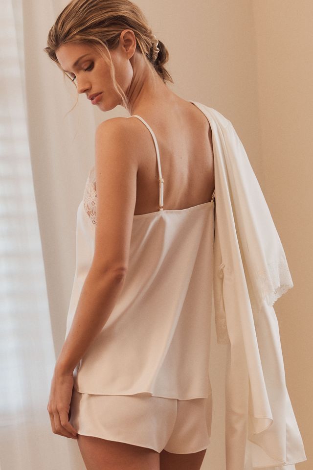 Flora Nikrooz Sabrina Bride Pajamas & Robe Travel Set #3