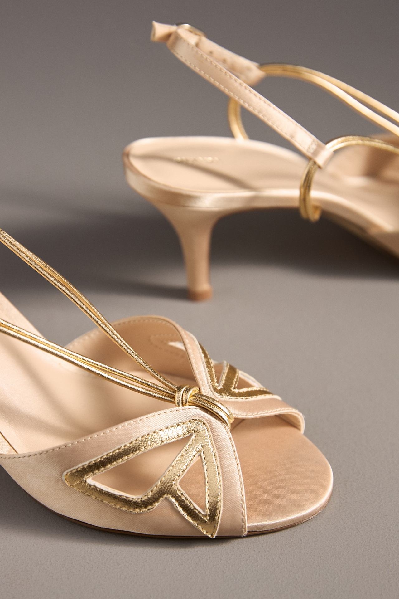 Maeve Butterfly Slingback Kitten Heels