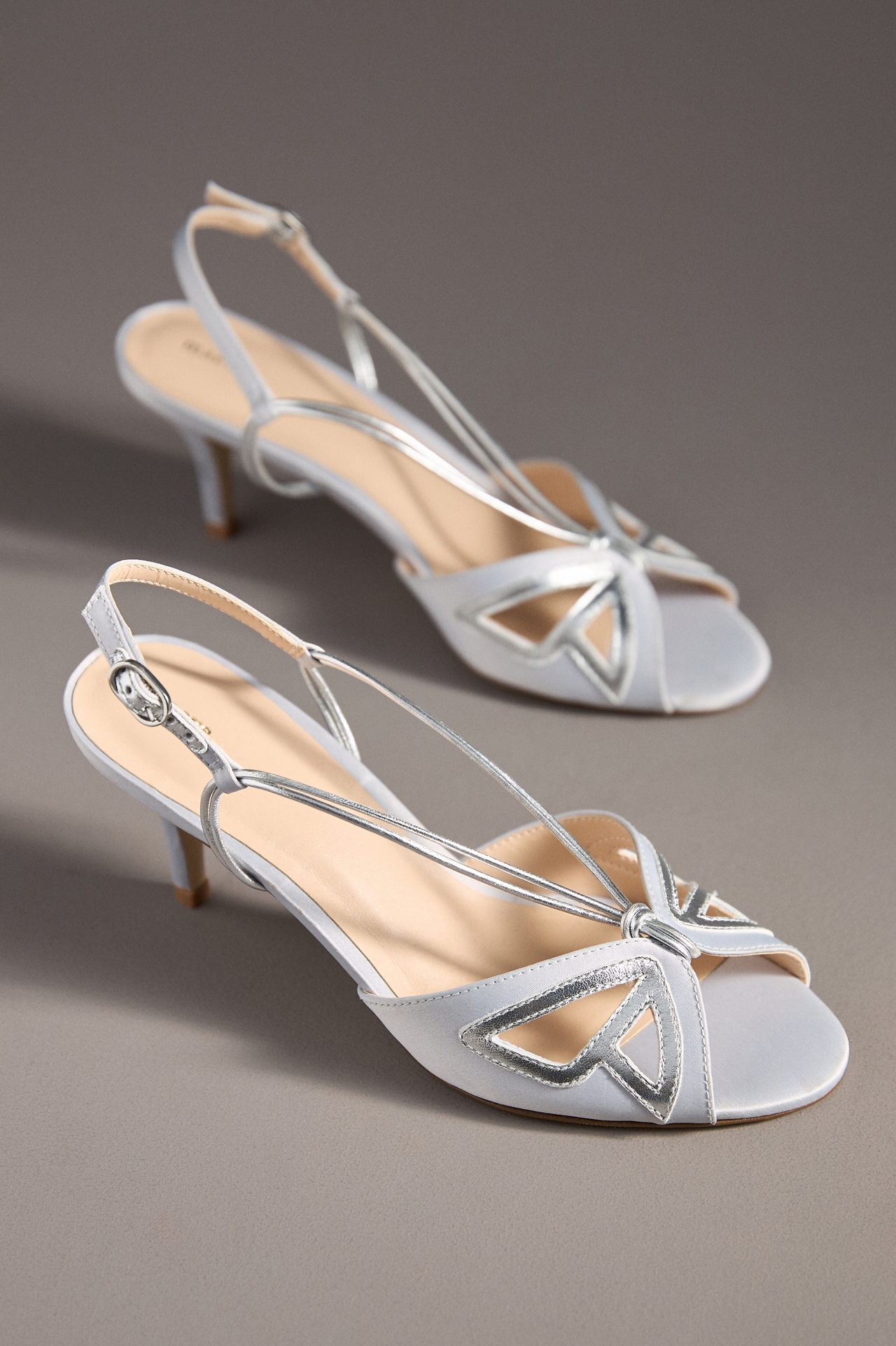 Maeve Butterfly Slingback Kitten Heels