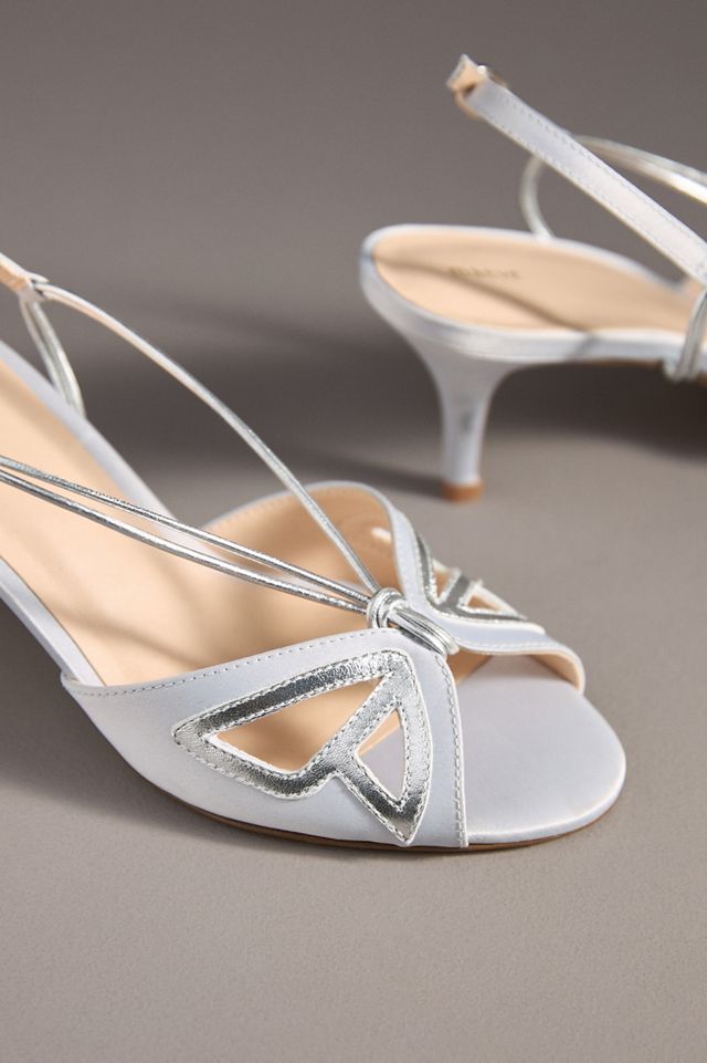 Maeve Butterfly Slingback Kitten Heels #3