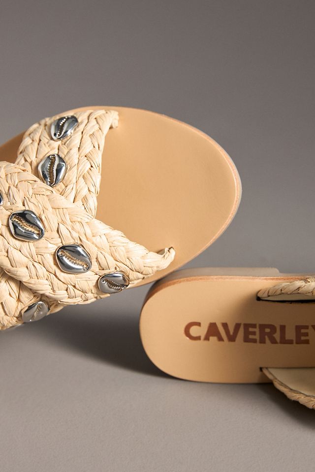 CAVERLEY Jenkin Embellished Shell Slide Sandals #2