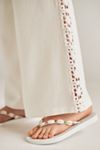 Mystique x Anthropologie Embellished Thong Sandals
