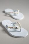 Mystique x Anthropologie Embellished Thong Sandals