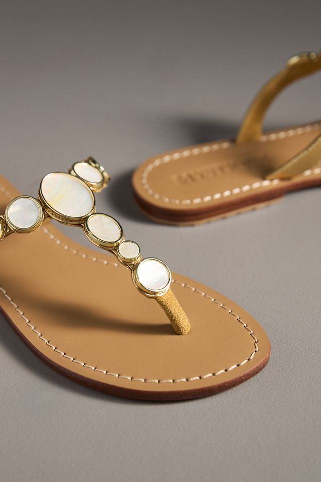 Mystique Mother-of-Pearl Thong Sandals #2