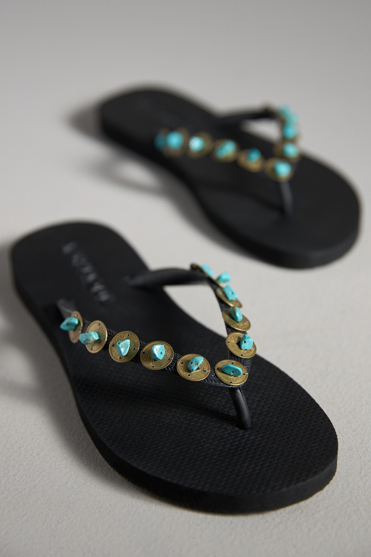 Mystique Embellished Thong Sandals