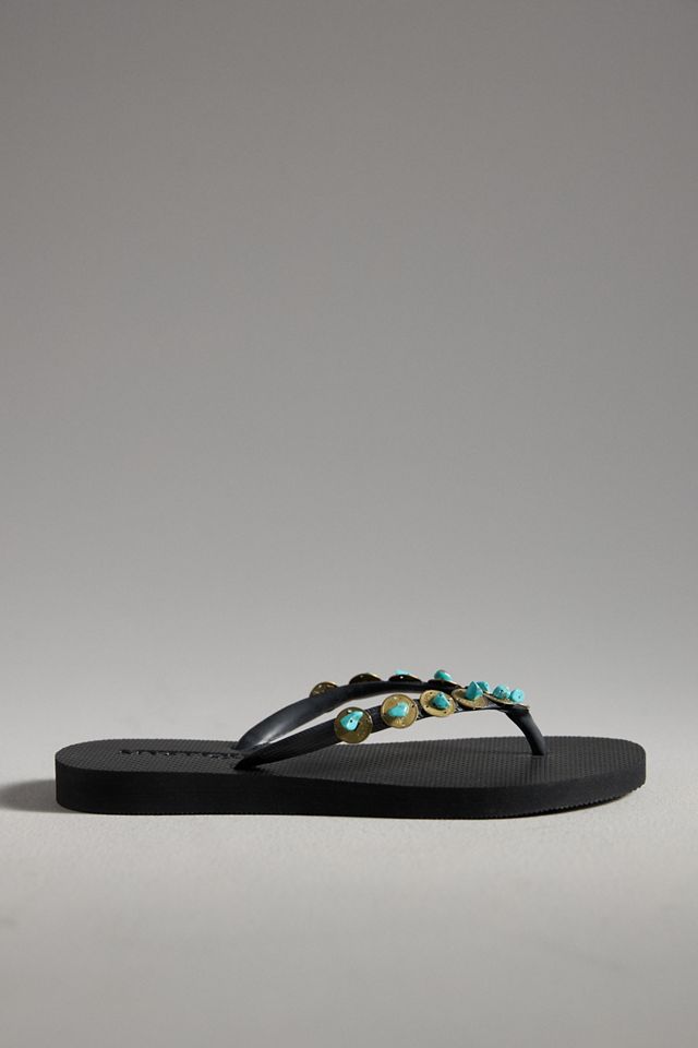 Mystique Embellished Thong Sandals #1