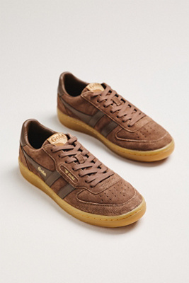 Gola Hawk Suede 86 Sneakers In Brown