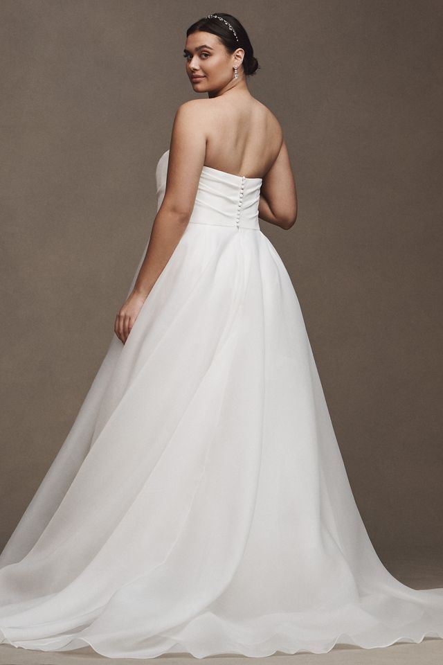 Watters Fortune Strapless A-Line Wedding Gown #5