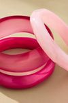 Round Bangle Bracelets, Set of 3