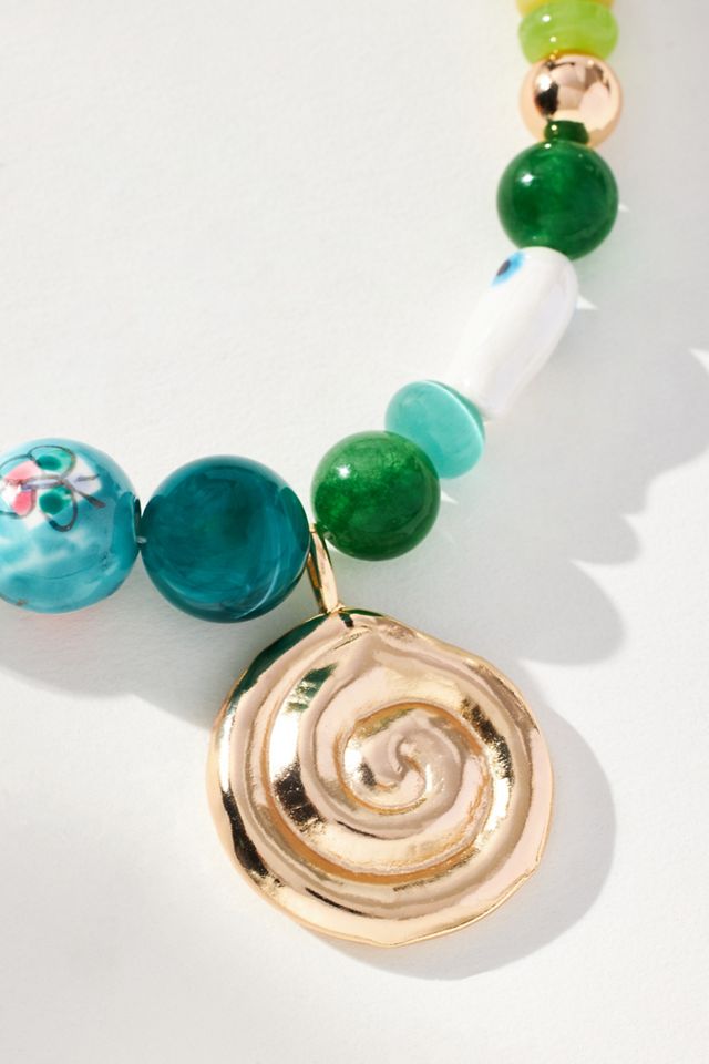 Beaded Icon Charm Necklace #2