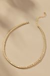 Spaced Crystal Tennis Necklace