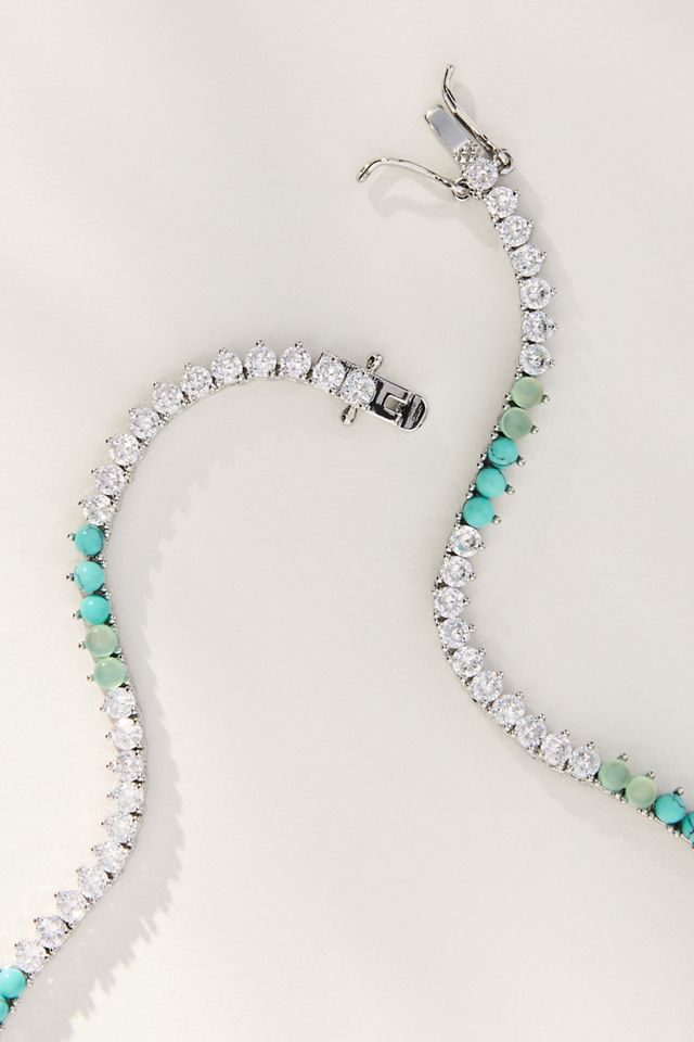 Mixed Stone & Crystal Necklace #1