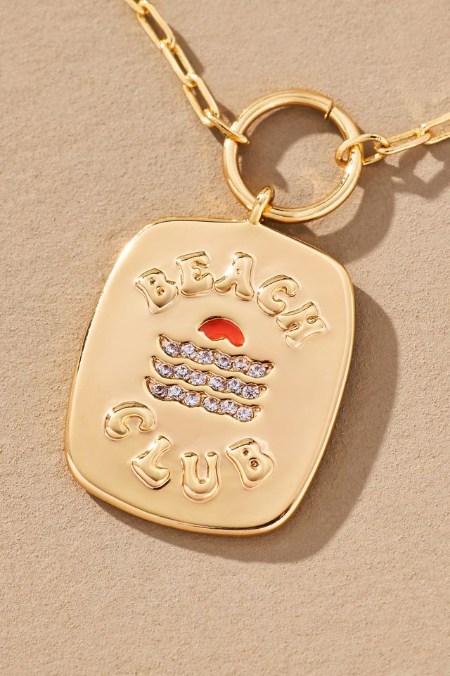 Beach Club Pendant Necklace #1