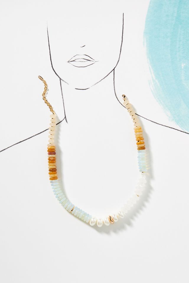 Thick Multi Beaded Necklace #2