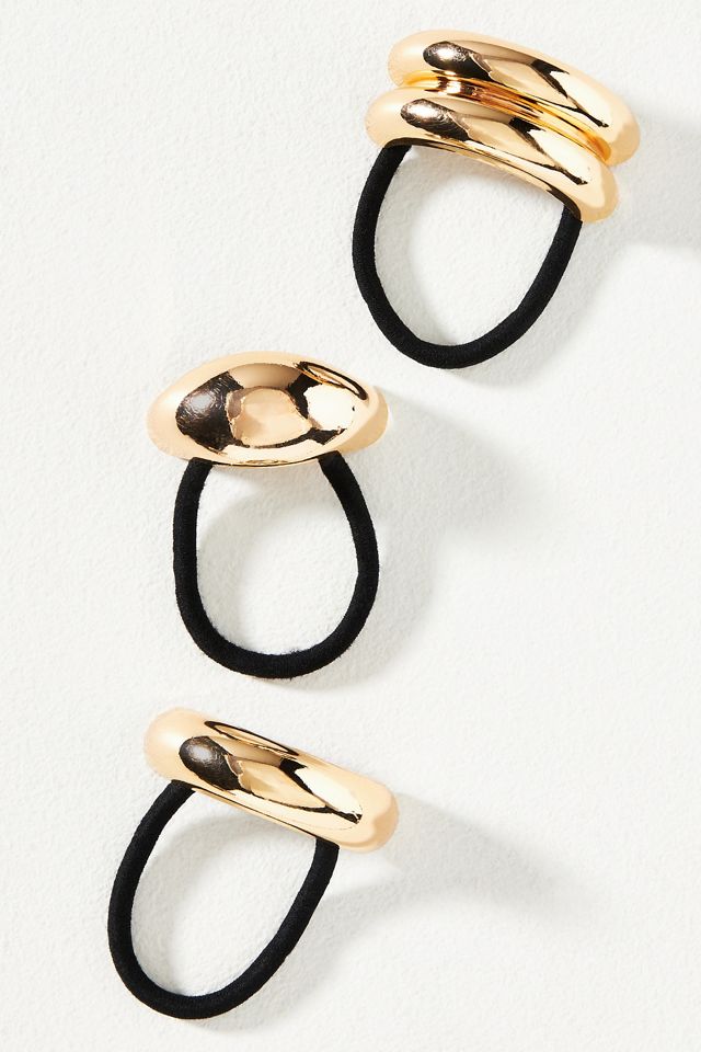 Assorted Metal Cuff Hair Ties, Set of 3 #3