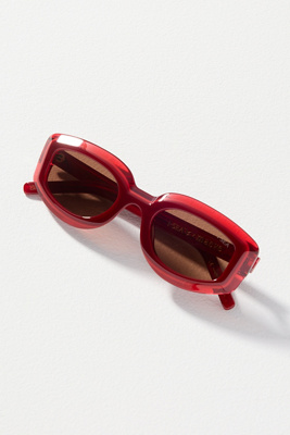 I-sea Curved Rectangular Colorblock Polarized Sunglasses In Multi