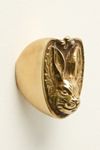 Aslan Solid Brass Animal Icon Knob