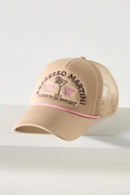 Worn/West Espresso Martini Trucker Hat | Anthropologie display picture 1